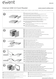 Notice Ewent EW1079 Lecteur de mémoire