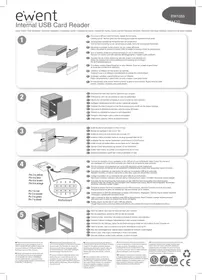 Notice Ewent EW1059 Lecteur de mémoire