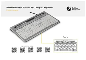 Notice BakkerElkhuizen SBOARD 840 Clavier