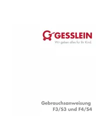 Notice Gesslein F3 Poussette