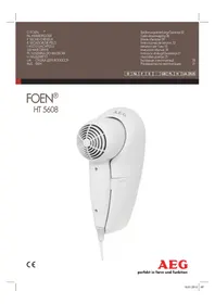 Notice AEG HT 5608 Hair dryer