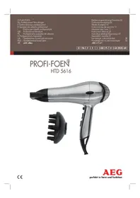 Notice AEG HTD 5616 Hair dryer