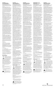 Notice ALTEC LANSING ORBITM IMT207 Station d'acceuil