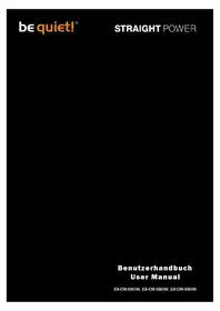 Notice Be Quiet! STRAIGHT POWER E8 CM Блок питания