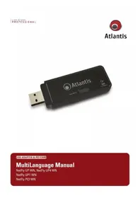 Notice ATLANTIS-LAND NETFLY UP4 WN Scheda di rete / adattatore
