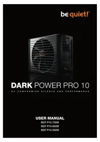 Notice Be Quiet! DARK POWER PRO 10 550W Power Supply (PC)