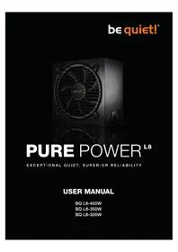 Notice Be Quiet! PURE POWER L8350W Alimentation (PC)