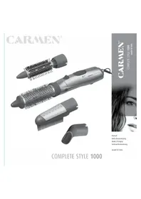 Notice Carmen DC 1000 Stijltang