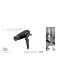 Notice Carmen TD 1200 Hair dryer