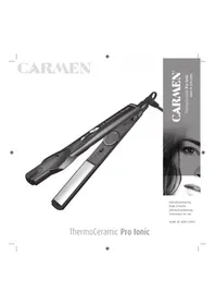 Notice Carmen CR2090 Stijltang