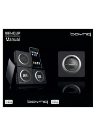 Notice Boynq WAKEUP IPOD SPEAKER 129.110.05 Estación de acoplamiento