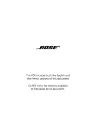 Notice BOSE 43085 Station d'accueil audio