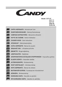 Notice CANDY CRD 93 X Páraelszívó