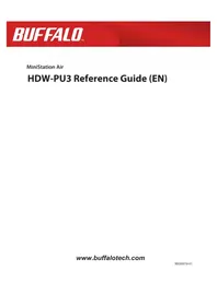 Notice BUFFALO MINISTATION AIR Disco rígido externo