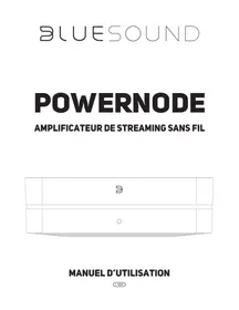 Notice Bluesound POWERNODE N150 Lecteur multimédia