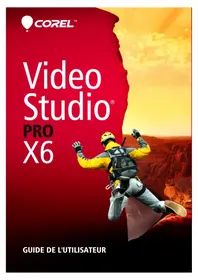 Notice COREL PHOTO VIDEO SUITE X6 Logiciel audio et/ou vidéo