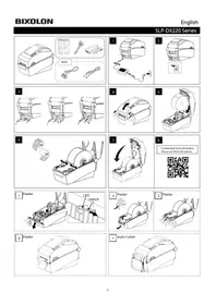 Notice Bixolon SLPDX220 Imprimante d'étiquettes