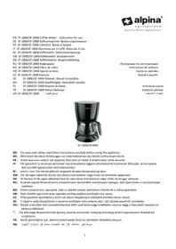 ALPINA SF2808 - Machine à café