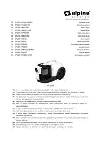 Notice ALPINA SF 2205 Aspirateur