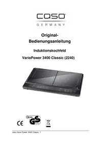 Notice CASO VARIO POWER 3400 Fornuis