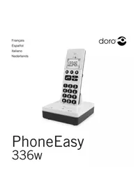 Notice DORO PHONEEASY 336W Teléfono