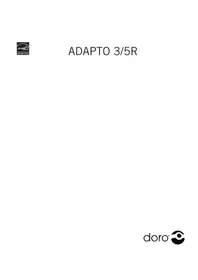 Notice DORO ADAPTO 5R Phone