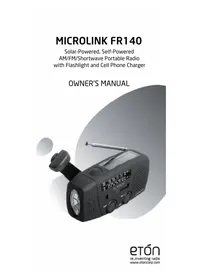 Notice ETON FR140 Radio
