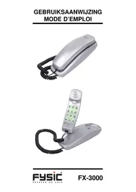 Notice Fysic FX3000 Telefoon
