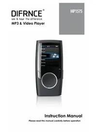 Notice Difrnce MP1575 Mp3-speler