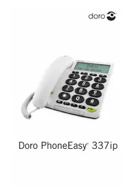 Notice DORO PHONEEASY 337IP Teléfono