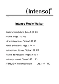 Notice INTENSO MUSIK WALKER Reproductor de mp3