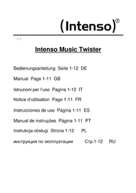 Notice INTENSO MUSIC TWISTER Reproductor de mp3
