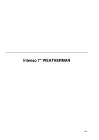 Notice INTENSO WEATHERMAN Digital photo frame
