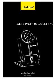 Notice JABRA PRO 920 Ecouteur
