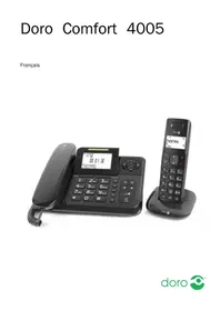 Notice DORO COMFORT 4005 Téléphone