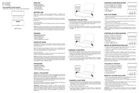 Notice ISOUND FIRE Station d'acceuil