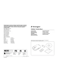 Notice KENSINGTON SLIMBLADE PRESENTER MOUSE Muis