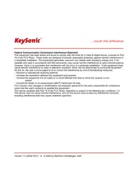 Notice KeySonic KSM1000RFM Mouse