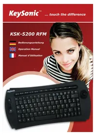 Notice KeySonic KSK5200 RFM Keyboard