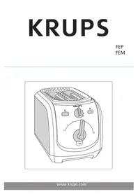 Notice KRUPS FEP14A Broodrooster