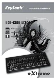 Notice KeySonic KSK6001 UELX Clavier