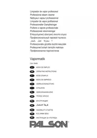 Notice PALSON 30484 Nettoyeur à vapeur