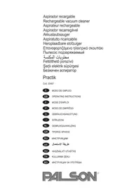 Notice PALSON PRACTIK Aspirateur