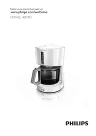 Notice PHILIPS DAILY COLLECTION HD7451 Kafe farilo