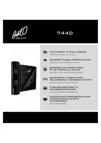 Notice Bell'O 7440B Support écran plat