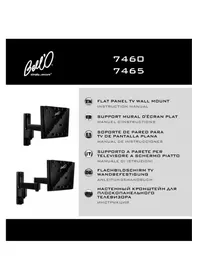 Notice Bell'O 7460B Support écran plat