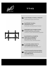 Notice Bell'O 7745B Support écran plat