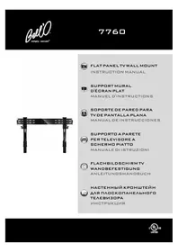 Notice Bell'O 7760B Support écran plat