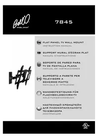 Notice Bell'O 7845B Support écran plat