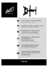 Notice Bell'O 7848B Support écran plat